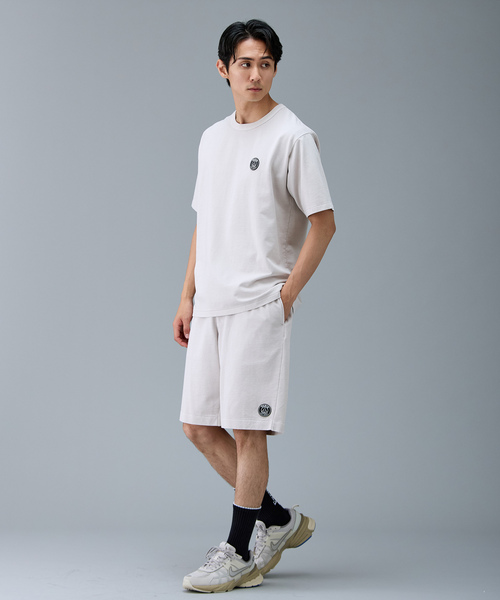 PARIS SAINT-GERMAIN（パリサンジェルマン）の「【Paris Saint-Germain / パリ・サン＝ジェルマン】 JP PIGMENT CREST SHORTS（その他パンツ・メンズ・ベージュ/ブラック系その他/ピンク・SMALL/MEDIUM/LARGE）」の9枚目の写真