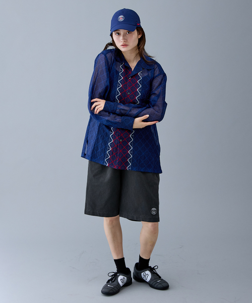 PARIS SAINT-GERMAIN（パリサンジェルマン）の「【Paris Saint-Germain / パリ・サン＝ジェルマン】 JP PIGMENT CREST SHORTS（その他パンツ・メンズ・ベージュ/ブラック系その他/ピンク・SMALL/MEDIUM/LARGE）」の14枚目の写真