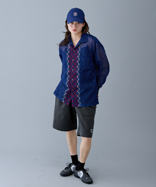 PARIS SAINT-GERMAIN（パリサンジェルマン）の「【Paris Saint-Germain / パリ・サン＝ジェルマン】 JP PIGMENT CREST SHORTS（その他パンツ・メンズ・ベージュ/ブラック系その他/ピンク・SMALL/MEDIUM/LARGE）」の20枚目の写真