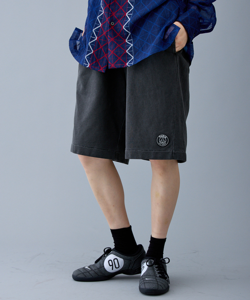 PARIS SAINT-GERMAIN（パリサンジェルマン）の「【Paris Saint-Germain / パリ・サン＝ジェルマン】 JP PIGMENT CREST SHORTS（その他パンツ・メンズ・ベージュ/ブラック系その他/ピンク・SMALL/MEDIUM/LARGE）」の21枚目の写真