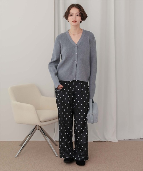 titivate(ティティベイト)の「2wayカシュクールニットカーディガン(カーディガン/ボレロ・レディース・グレイッシュベージュ/レッド/アイボリー/チャコール・S/M/L)」の10枚目の写真