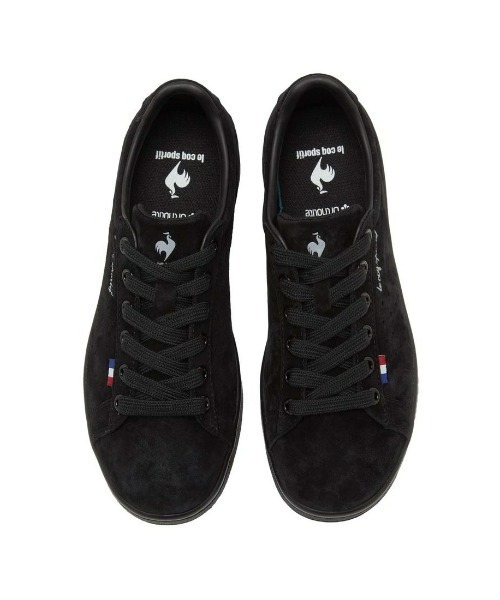 le coq sportif(ルコックスポルティフ)の「le coq sportif /ルコックスポルティフ ラ ローラン LE(天然皮革) クラッシックタイプ軽量シューズ(スニーカー・メンズ・ブラック/ベージュ/グレー×ホワイト・23cm/24cm/24.5cm/25.5cm/26cm/26.5cm/27cm/22.5㎝/23.5cm/25cm/27.5cm)」の10枚目の写真