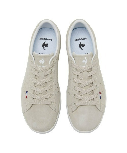 le coq sportif(ルコックスポルティフ)の「le coq sportif /ルコックスポルティフ ラ ローラン LE(天然皮革) クラッシックタイプ軽量シューズ(スニーカー・メンズ・ブラック/ベージュ/グレー×ホワイト・23cm/24cm/24.5cm/25.5cm/26cm/26.5cm/27cm/22.5㎝/23.5cm/25cm/27.5cm)」の21枚目の写真