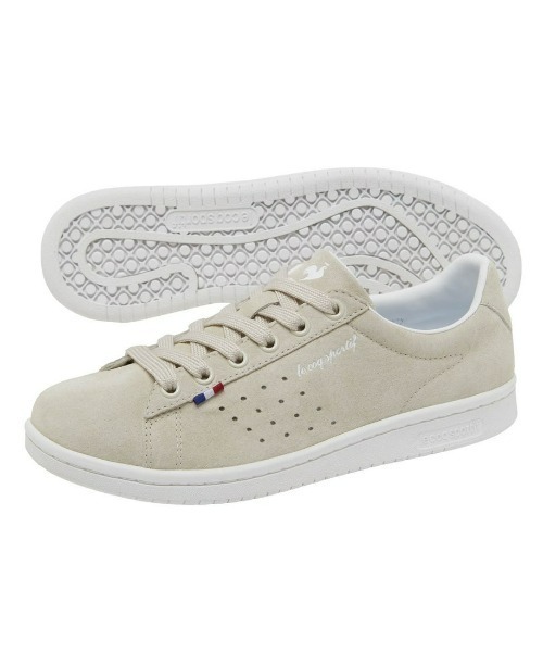 le coq sportif(ルコックスポルティフ)の「le coq sportif /ルコックスポルティフ ラ ローラン LE(天然皮革) クラッシックタイプ軽量シューズ(スニーカー・メンズ・ブラック/ベージュ/グレー×ホワイト・23cm/24cm/24.5cm/25.5cm/26cm/26.5cm/27cm/22.5㎝/23.5cm/25cm/27.5cm)」の22枚目の写真