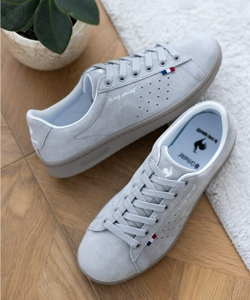 le coq sportif(ルコックスポルティフ)の「le coq sportif /ルコックスポルティフ ラ ローラン LE(天然皮革) クラッシックタイプ軽量シューズ(スニーカー・メンズ・ブラック/ベージュ/グレー×ホワイト・23cm/24cm/24.5cm/25.5cm/26cm/26.5cm/27cm/22.5㎝/23.5cm/25cm/27.5cm)」の11枚目の写真