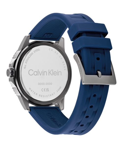 Calvin Klein(カルバン・クライン)の「【Calvin Klein】 カルバンクライン AQUEOUS メンズ ウォッチ(アナログ腕時計・メンズ・ネイビー・FREE)」の3枚目の写真