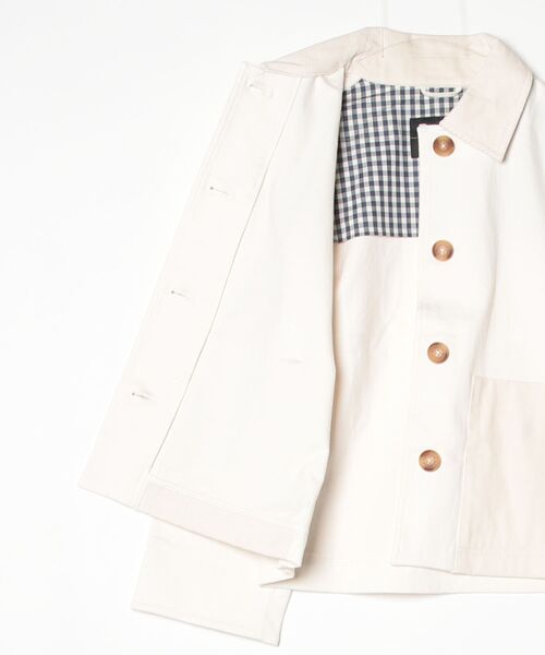 Barbour(バブアー)の「Cloverdale カジュアルコットンジャケット(レディース)(ブルゾン・レディース・グリーン/ホワイト・8/10)」の20枚目の写真