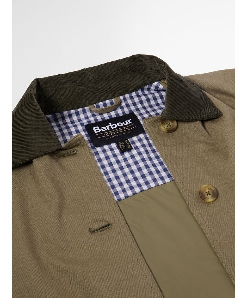 Barbour(バブアー)の「Cloverdale カジュアルコットンジャケット(レディース)(ブルゾン・レディース・グリーン/ホワイト・8/10)」の17枚目の写真
