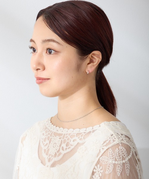 CALIN STANDARD(カリンスタンダード)の「◆金属アレルギー対応◆◆made in japan◆【純金厚メッキ】トリプルキュービックジルコニア 極小ミニマル ループフィットイヤリング(イヤリング・レディース・シルバー/ゴールド/ピンクゴールド・FREE)」の7枚目の写真