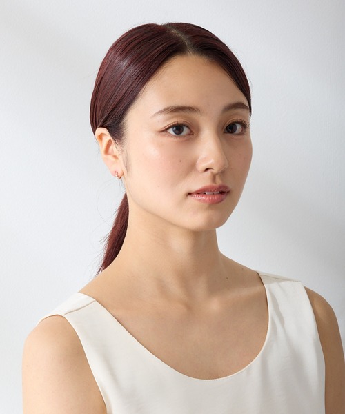 CALIN STANDARD(カリンスタンダード)の「◆金属アレルギー対応◆◆made in japan◆【純金厚メッキ】トリプルキュービックジルコニア 極小ミニマル ループフィットイヤリング(イヤリング・レディース・シルバー/ゴールド/ピンクゴールド・FREE)」の13枚目の写真