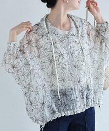 CAWAII（カワイイ）の「軽やかな花画シアーパーカー（ブルゾン）」