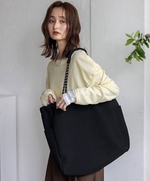 ロープ」に該当するトートバッグ（ブラック/黒色系）ファッション通販