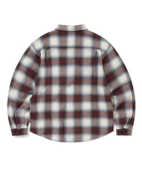 thisisneverthat(ディスイズネバーザット)の「GD Lightning Bear Plaid Shirt(シャツ/ブラウス・メンズ・ネイビー/バーガンディー/パープル・XL/L/M/S)」の6枚目の写真