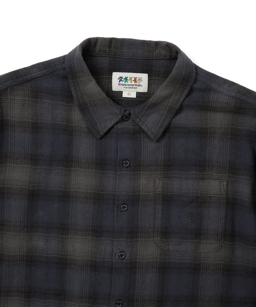 thisisneverthat(ディスイズネバーザット)の「GD Lightning Bear Plaid Shirt(シャツ/ブラウス・メンズ・ネイビー/バーガンディー/パープル・XL/L/M/S)」の7枚目の写真