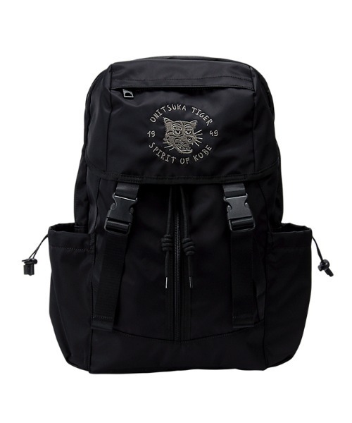 Onitsuka Tiger(オニツカタイガー)の「BACK PACK / バックパック(ショルダーバッグ・レディース・ブラック・OS)」の1枚目の写真