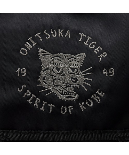 Onitsuka Tiger(オニツカタイガー)の「BACK PACK / バックパック(ショルダーバッグ・レディース・ブラック・OS)」の2枚目の写真