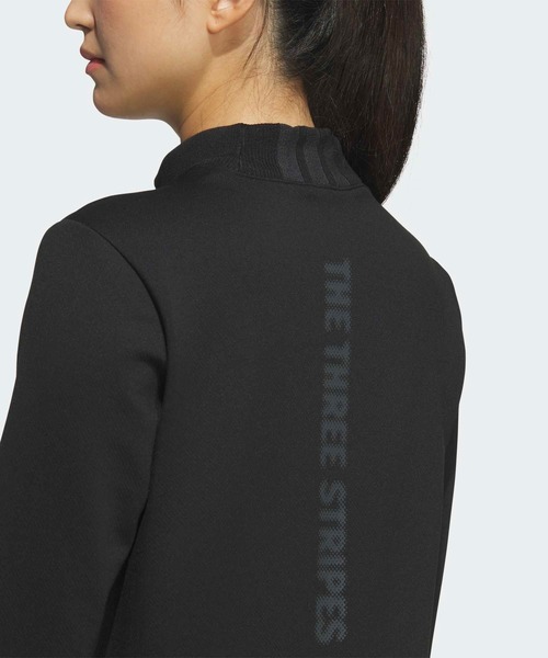 adidas(アディダス)の「COLD. RDY モックネック ポロシャツ 長袖 【adidas Golf/アディダスゴルフ】(ポロシャツ・レディース・ブラック・XX-LARGE/X-LARGE/X-SMALL/MEDIUM/SMALL/LARGE)」の3枚目の写真