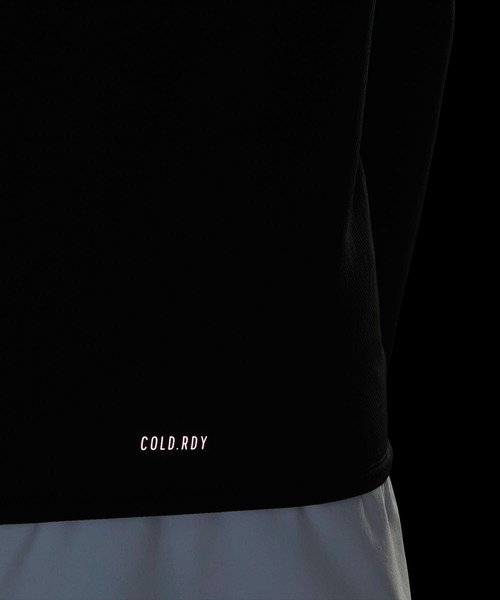 adidas(アディダス)の「COLD. RDY モックネック ポロシャツ 長袖 【adidas Golf/アディダスゴルフ】(ポロシャツ・レディース・ブラック・XX-LARGE/X-LARGE/X-SMALL/MEDIUM/SMALL/LARGE)」の4枚目の写真