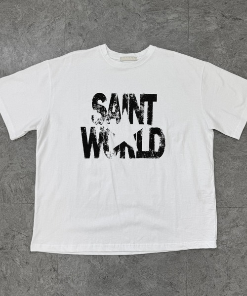 YACA(ヤーカ)の「Loose Fit Print Tee/ルーズフィットプリントTシャツ(Tシャツ/カットソー・レディース・グレー/ホワイト/ブラック・FREE)」の20枚目の写真
