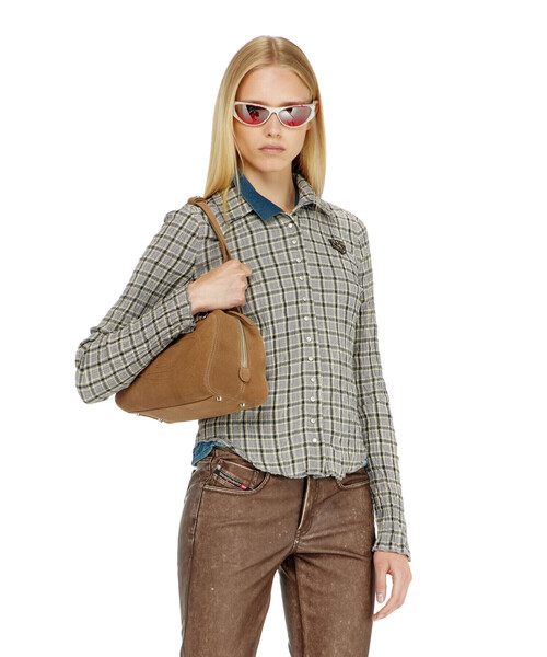 DIESEL（ディーゼル）の「ウィメンズ シャツ C-ARRILON（シャツ/ブラウス・レディース・グレー・38/42）」の5枚目の写真