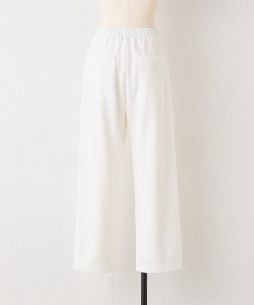 BEARDSLEY(ビアズリー)の「フカタックカットパンツ(その他パンツ・レディース・ライトグレー/ホワイト・1/0/2)」の4枚目の写真