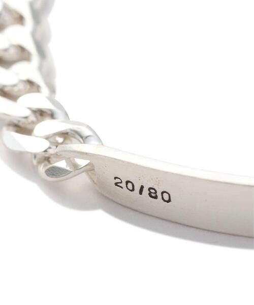 20/80】トゥエンティーエイティー/STERLING SILVER ID BRACELET
