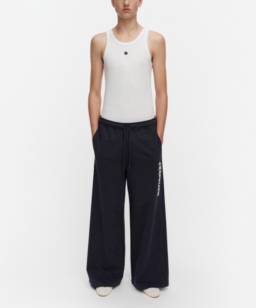 marimekko(マリメッコ)の「【kioski】 Puuska Logo / sweat pants(スウェットパンツ・レディース・ネイビー・SMALL)」の1枚目の写真