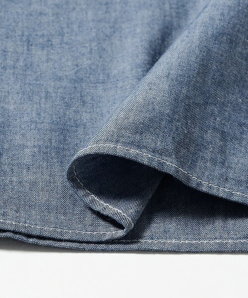 BEAMS BOY（ビームスボーイ）の「HAVERSACK / ダンガリー ダブル フリルカラー プルオーバー シャツ（シャツ/ブラウス・レディース・インディゴブルー・1）」の7枚目の写真