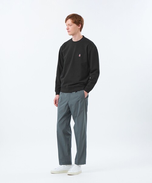 MACKINTOSH PHILOSOPHY(マッキントッシュ フィロソフィー)の「【WEB&一部店舗限定】BUCKINGHAM BEAR 10オンス裏パイル ワンポイントクルーネックスウェット(スウェット・メンズ・グレー系その他2/ブラック/ダークネイビー/ダークブラウン・40/38)」の8枚目の写真