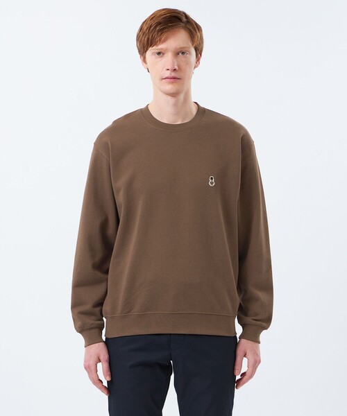 MACKINTOSH PHILOSOPHY(マッキントッシュ フィロソフィー)の「【WEB&一部店舗限定】BUCKINGHAM BEAR 10オンス裏パイル ワンポイントクルーネックスウェット(スウェット・メンズ・グレー系その他2/ブラック/ダークネイビー/ダークブラウン・40/38)」の17枚目の写真