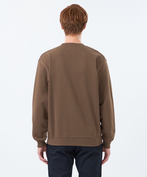 MACKINTOSH PHILOSOPHY(マッキントッシュ フィロソフィー)の「【WEB&一部店舗限定】BUCKINGHAM BEAR 10オンス裏パイル ワンポイントクルーネックスウェット(スウェット・メンズ・グレー系その他2/ブラック/ダークネイビー/ダークブラウン・40/38)」の12枚目の写真