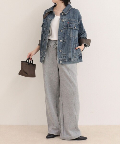 fredy emue（フレディエミュ）の「2WAYカラーデニムジャケット（デニムジャケット・レディース・ブルー/サックスブルー・38）」の7枚目の写真