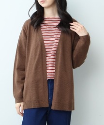 【WEB限定】【大きいサイズ】抗ピリングカーディガン