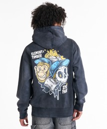 ELEMENT メンズ TIMBER FLOW HOODIE パーカー 【2026年秋冬モデル】/エレメントバックプリントフーディー