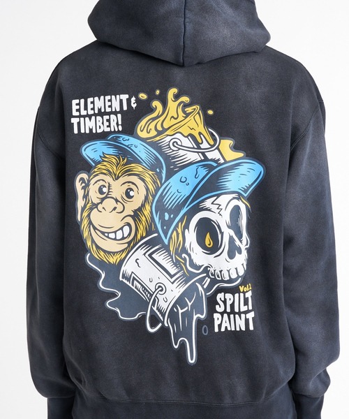 ELEMENT(エレメント)の「ELEMENT メンズ TIMBER FLOW HOODIE パーカー 【2026年秋冬モデル】/エレメントバックプリントフーディー(パーカー・メンズ・ネイビー/ブラック系その他/グレー系その他・MEDIUM/LARGE/X-LARGE)」の13枚目の写真