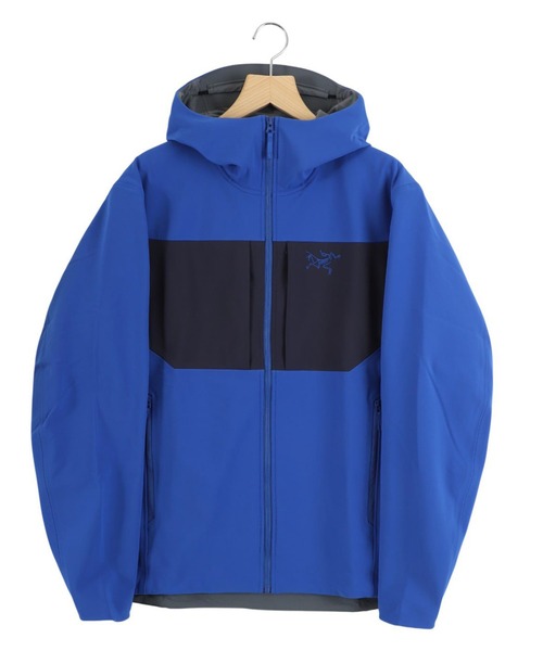 ARC'TERYX（アークテリクス）の「ARC'TERYX / アークテリクス：Gamma MX Hoody M(エクスクルーシブモデル)：X00000848516[STD]（マウンテンパーカー・メンズ・ブラック×ブルー・L/M/S）」の7枚目の写真