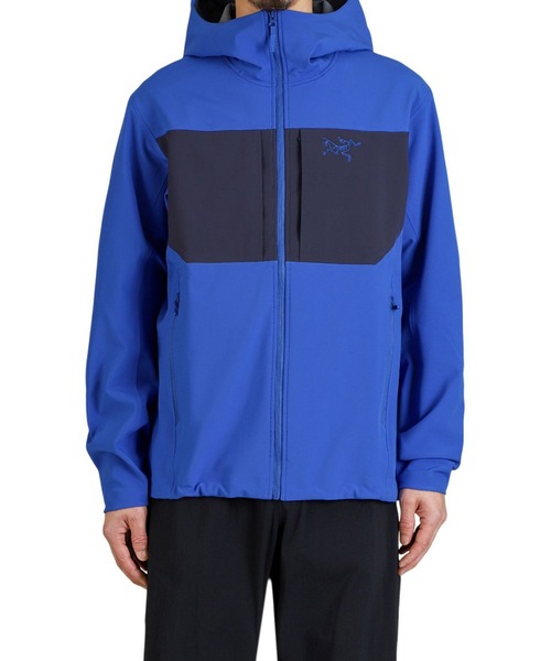 ARC'TERYX（アークテリクス）の「ARC'TERYX / アークテリクス：Gamma MX Hoody M(エクスクルーシブモデル)：X00000848516[STD]（マウンテンパーカー・メンズ・ブラック×ブルー・L/M/S）」の17枚目の写真