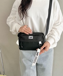Lee.撥水ポリエステル ヨコ型ショルダーバッグ.コンパクト ミニショルダー