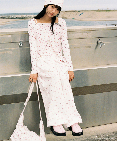 RONRON（ロンロン）の「BETTY BOOP PATTERN SWEAT JOGGER PANTS WHITE（スウェットパンツ・レディース・その他・FREE）」の2枚目の写真