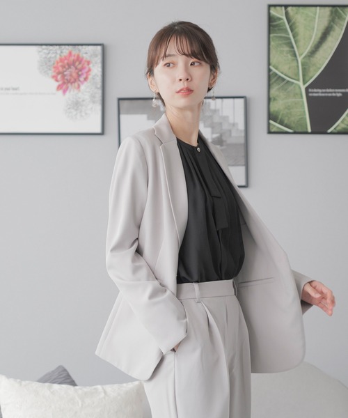 festinalente(フェスティナレンテ)の「2way ボウタイ 長袖 ブラウス(シャツ/ブラウス・レディース・ホワイト/モカ/ブラック・L/M/S/LL)」の17枚目の写真