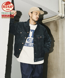 RED KAP（レッドキャップ）の「RED KAP/レッドキャップ 別注 SHORT LENGTH コーデュロイ トラッカージャケット/ショートブルゾン（ブルゾン）」
