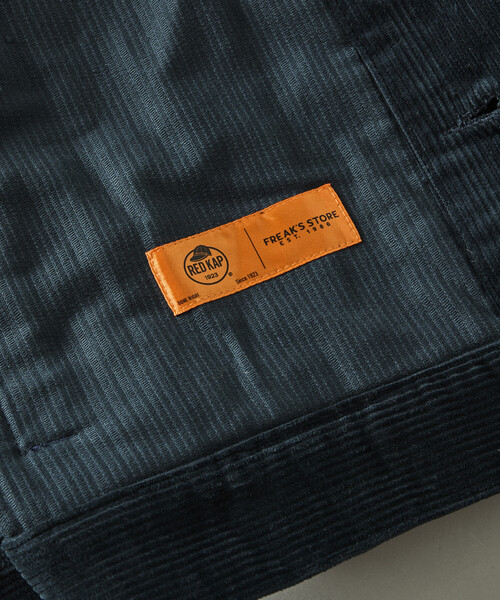 RED KAP(レッドキャップ)の「RED KAP/レッドキャップ 別注 SHORT LENGTH コーデュロイ トラッカージャケット/ショートブルゾン(ブルゾン・メンズ・ブラック/ベージュ/ネイビー/ブラウン・MEDIUM/LARGE)」の17枚目の写真