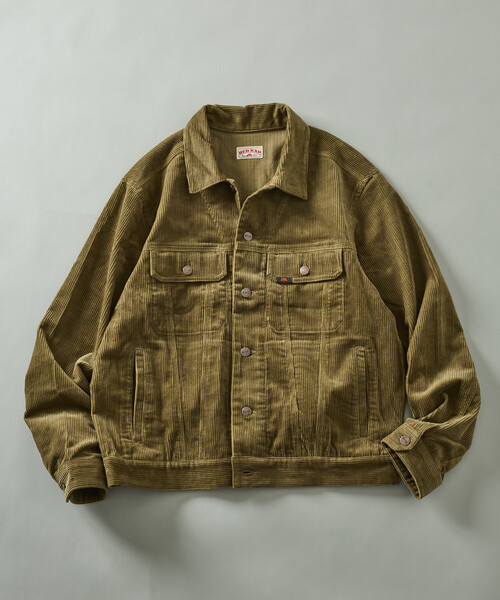 RED KAP(レッドキャップ)の「RED KAP/レッドキャップ 別注 SHORT LENGTH コーデュロイ トラッカージャケット/ショートブルゾン(ブルゾン・メンズ・ブラック/ベージュ/ネイビー/ブラウン・MEDIUM/LARGE)」の21枚目の写真