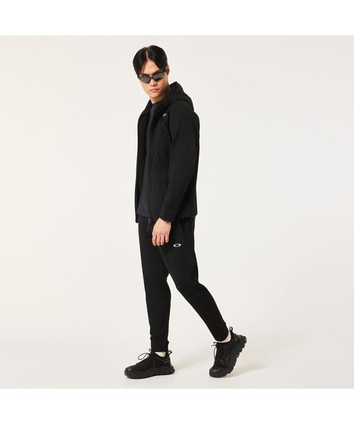 OAKLEY(オークリー)の「オークリー ENHANCE GRID FLEECE JACKET 15.7/パーカー/スポーツ・トレーニング/メンズ//OAKLEY(ブルゾン・メンズ・ブラック/ライトグレー・L/M/S/XL)」の4枚目の写真