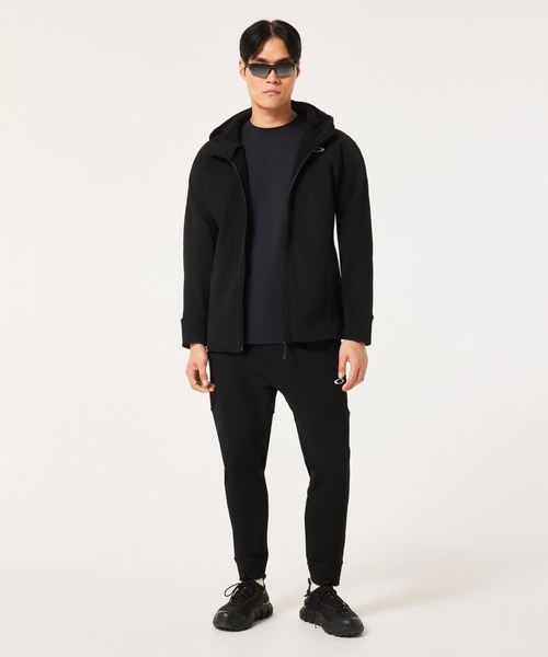 OAKLEY(オークリー)の「オークリー ENHANCE GRID FLEECE JACKET 15.7/パーカー/スポーツ・トレーニング/メンズ//OAKLEY(ブルゾン・メンズ・ブラック/ライトグレー・L/M/S/XL)」の3枚目の写真