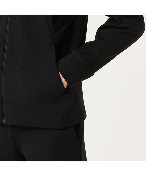 OAKLEY(オークリー)の「オークリー ENHANCE GRID FLEECE JACKET 15.7/パーカー/スポーツ・トレーニング/メンズ//OAKLEY(ブルゾン・メンズ・ブラック/ライトグレー・L/M/S/XL)」の7枚目の写真