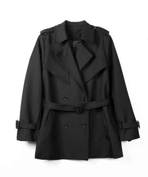 me+em select(ミームセレクト)の「【 2color 】ウエストマークレディミドルトレンチコート / waistmark lady middle trench coat(トレンチコート・レディース・ベージュ/ブラック・FREE)」の18枚目の写真