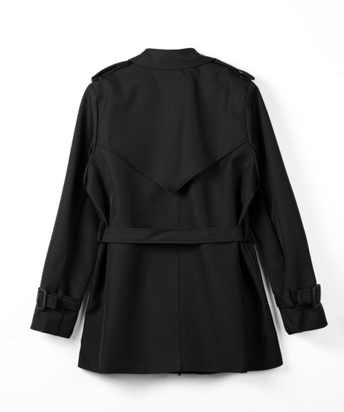 me+em select(ミームセレクト)の「【 2color 】ウエストマークレディミドルトレンチコート / waistmark lady middle trench coat(トレンチコート・レディース・ベージュ/ブラック・FREE)」の19枚目の写真