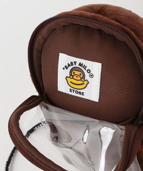 BABY MILO STORE（ベイビーマイロストア）の「BABY MILO RAMEN PLUSH DOLL MOBILE PHONE BAG（ショルダーバッグ・メンズ・ブラウン・FREE）」の4枚目の写真