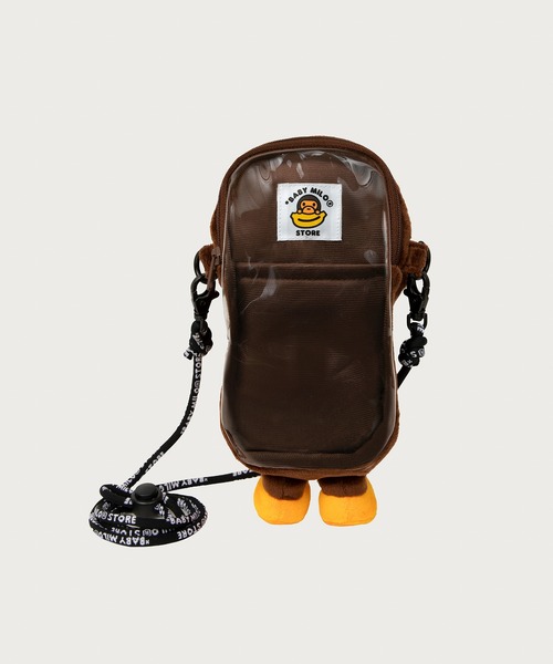 BABY MILO STORE（ベイビーマイロストア）の「BABY MILO RAMEN PLUSH DOLL MOBILE PHONE BAG（ショルダーバッグ・メンズ・ブラウン・FREE）」の7枚目の写真